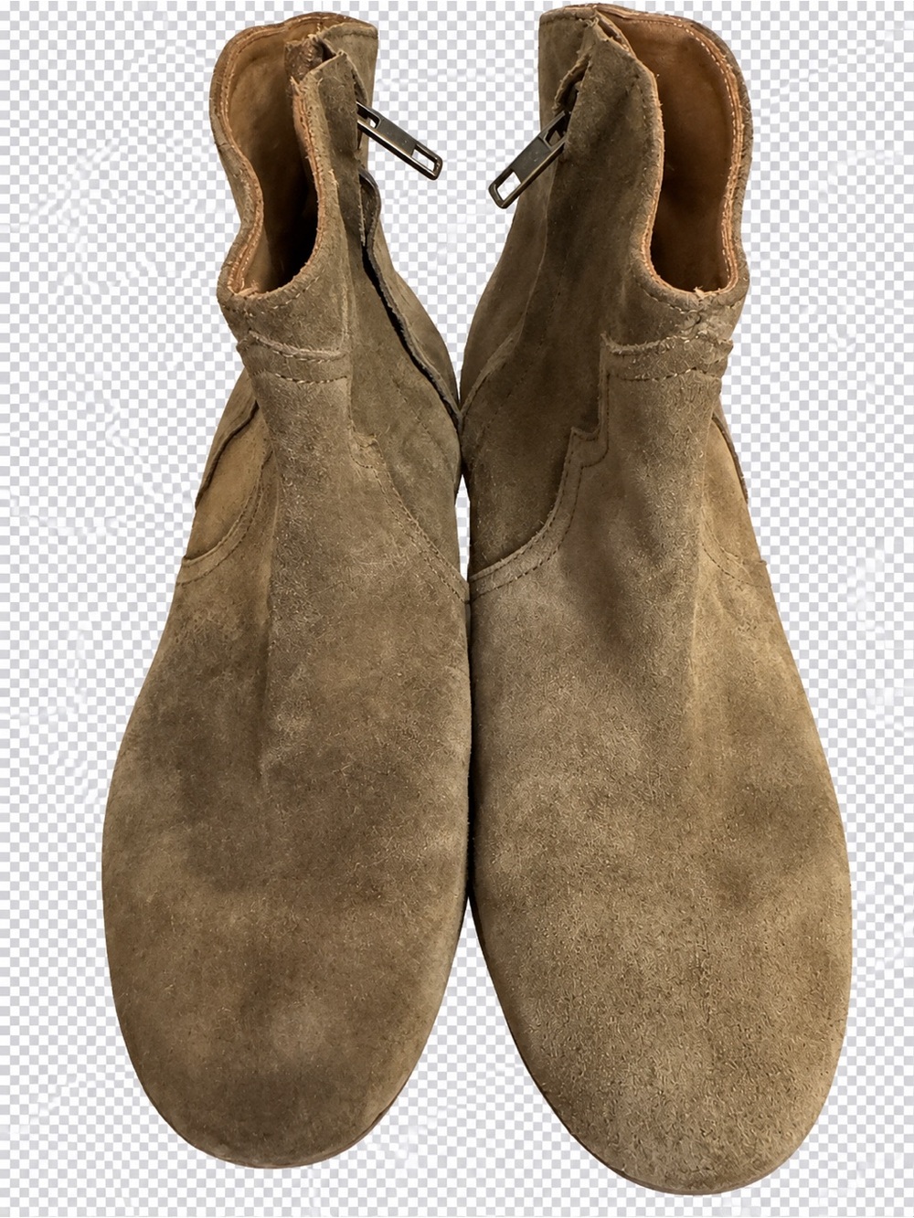 Isabel Marant Suede Ankle Booties in Tan